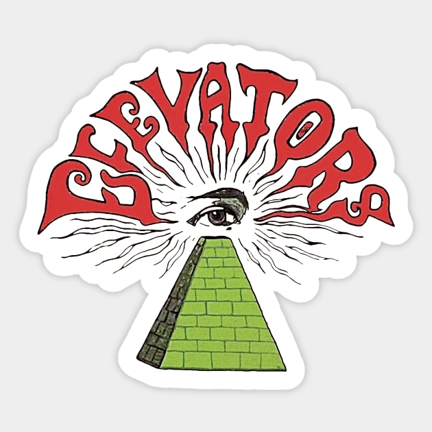 13th Floor Elevators Sticker by andesign